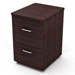 ARCHIVERO ALTO 2 GAVETAS WENGUE