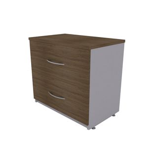 Archivero Horizontal 2 Gavetas Roble Gris Gc8Aho2H*Jo