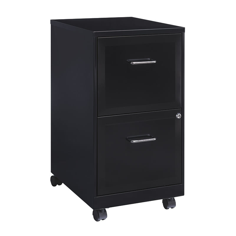 ARCHIVERO METAL 2 GAV 18" NEGRO CARTA MOVIL