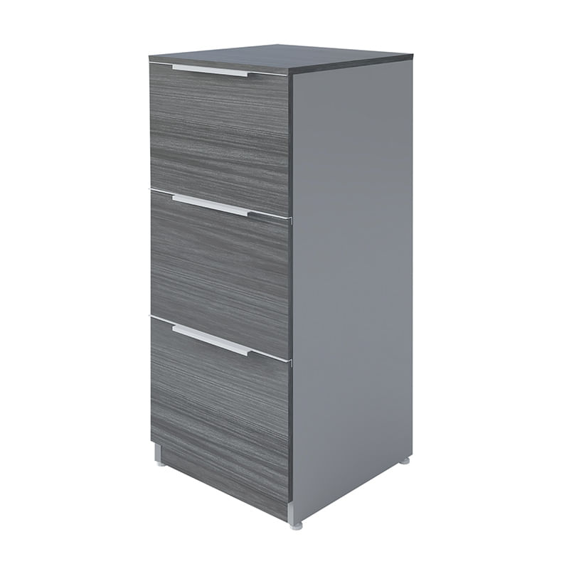 ARCHIVERO VERTICAL 3 GAVETAS STORM/GRIS