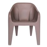 SILLA P/EXTERIOR CON BRAZOS POLIPROPILENO ELEFANTE