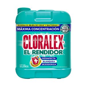 Blanqueador Liquido Desinfectante Cloralex 10L 130