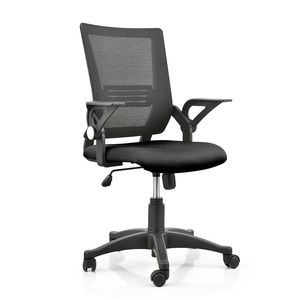 Silla Secretarial C/ Brazos Abatibles Negra Xr070Pa