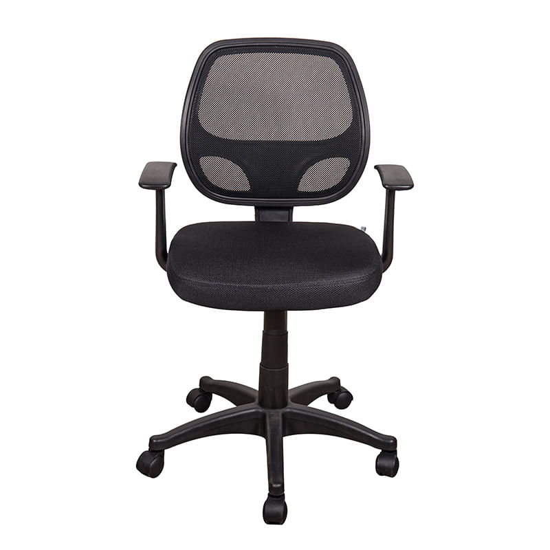 SILLA SECRETARIAL CON BRAZOS MALLA