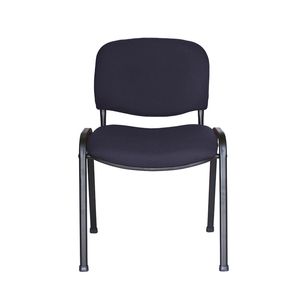 Silla Visita S/Brazos Tela Iso Negro Iso S/B