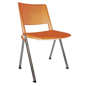 Silla Visita Sin Brazos Polipropileno Revolution Colores Ohv-86Cr