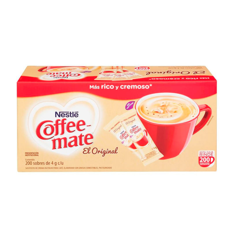 COFFEEMATE STICK 4G CAJA C/200 PZAS