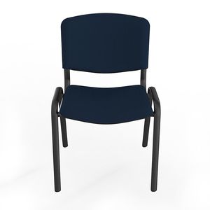 Silla Visita Sin Brazos Tela Genova Azul Profundo N122Ap