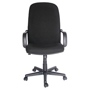 Sillon Ejecutivo Resp Alto Padua Negro Tela Padua