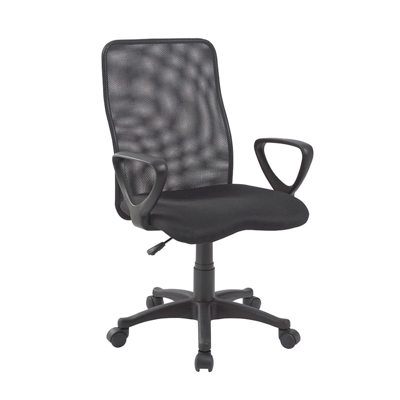 SILLON EJECUTIVO RESPALDO ALTO MALLA NEGRO