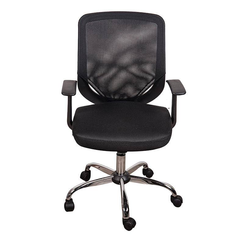 SILLON EJECUTIVO RESPALDO BAJO MALLA KLAVE NEGRO