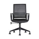 SILLON EJECUTIVO RESPALDO MEDIO MALLA NEGRO SLING