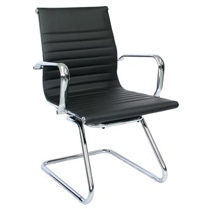 Sillon Ejecutivo Visita Vinipiel Goetz Negro Ohv-208