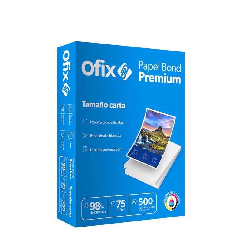 PAPEL OFIX PREMIUM CARTA BLANCO 37K C/500HJS