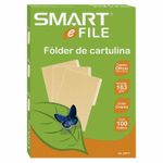 FOLDER OFICIO CREMA CON 100PZAS