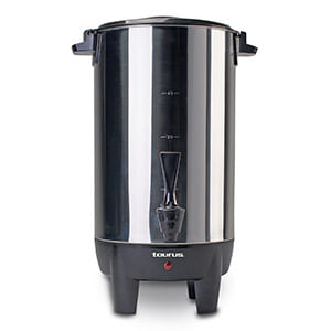 CAFETERA DE GOTEO PARA 40 TAZAS, CUERPO DE ACERO INOXIDABLE