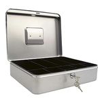CAJA METALICA PARA DINERO EJECUTIVA GRANDE