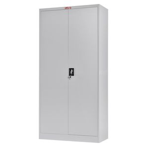 Gabinete Metalico Con 3 Entrepaños Moviles C/Chapa Gris Acero B4-C