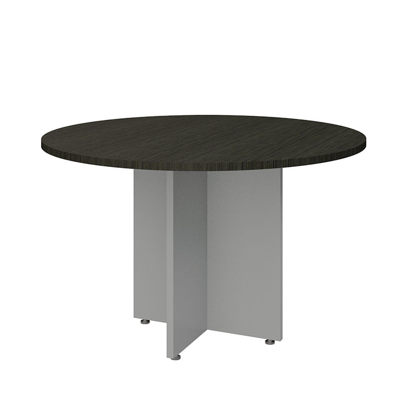 MESA DE JUNTA CIRCULAR 120 MT STORM GRIS