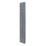 TARJETERO GRIS PARA RELOJ CHECADOR 12X91X35 CON 25 ESPACIOS