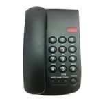 TELEFONO ALAMBRICO REMARCADO, FLASH, NEGRO