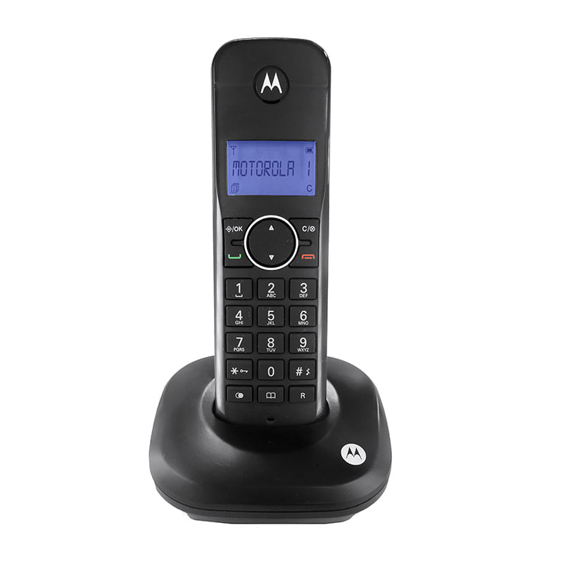TELEFONO INALAMBRICO MOTOROLA MOTO500ID, INDENTIFICADOR,COLOR NEGRO