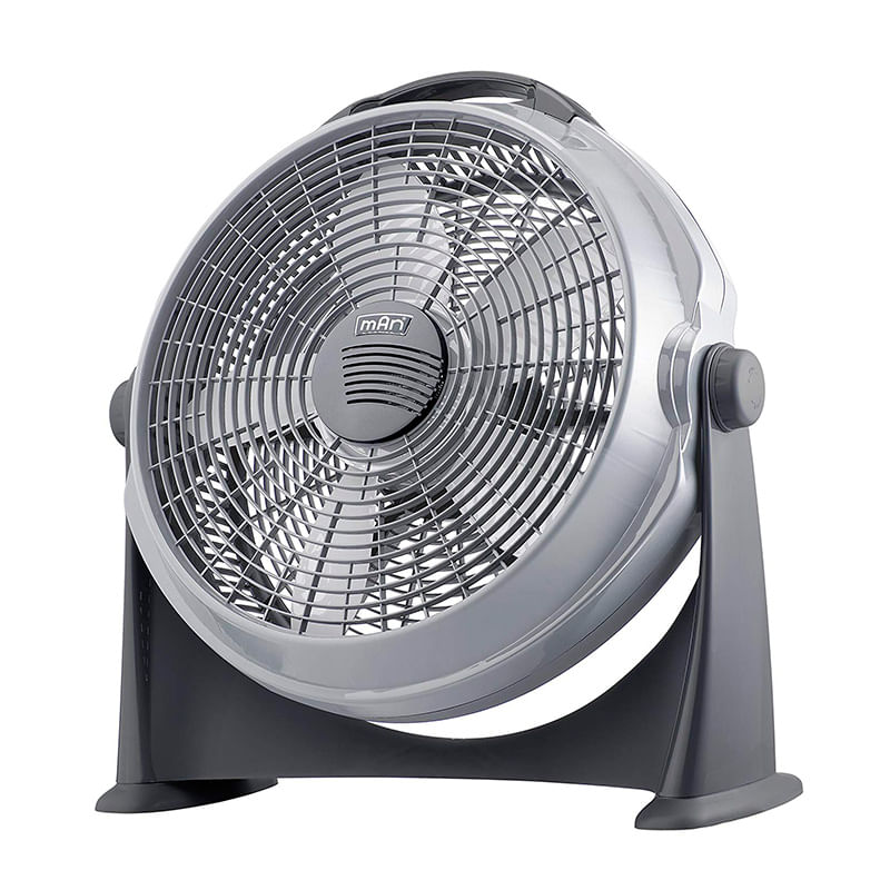 VENTILADOR DE PISO 20" ASPAS-REJILLAS DE PLASTICO,GRIS MAN