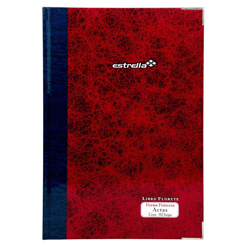 LIBRO FLORETE ACTAS 192HJS FORMA FRANCESA