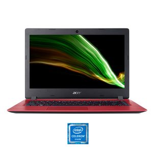 Laptop Aspire 1 14 Celeron N4020,4Gb,64Gb Emmc,Win10Home,Rojo Nx.Gwaal.002