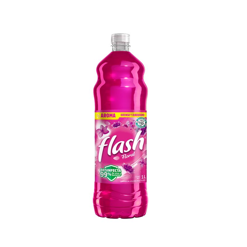 LIMPIADOR LIQUIDO FLASH FLORAL 1 LT