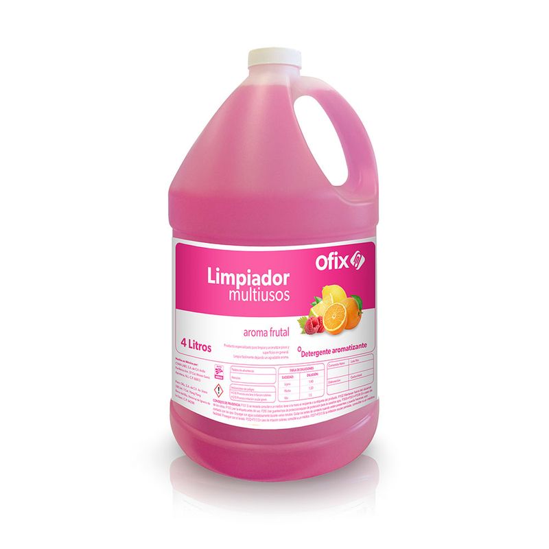 LIMPIADOR LIQUIDO MULTIUSOS FRUTAS CITRICAS OFIX 4 LT