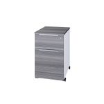 PEDESTAL MOVIL 1 PAP 1 ARCH CENIZO BLANCO