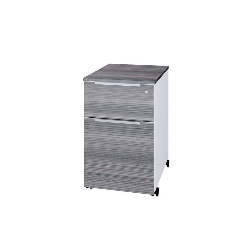 PEDESTAL MOVIL 1 PAP 1 ARCH CENIZO BLANCO