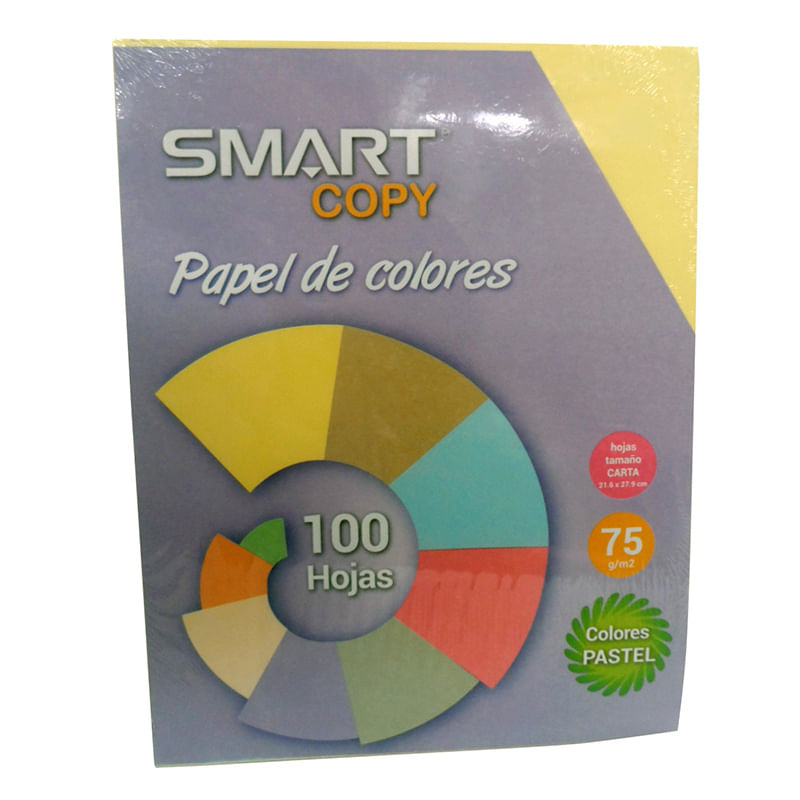 PAPEL CARTA PASTEL AMARILLO 37K C/100HJS