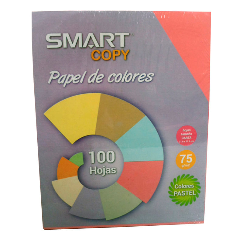 PAPEL CARTA PASTEL ROSA 37K C/100HJS
