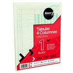 BLOCK TABULAR 4COL C/CONC CARTA C/50H