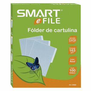 Folder Carta Azul Con 100Pzas 23060