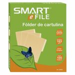 FOLDER CARTA CREMA CON 100PZAS
