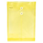 SOBRE BOLSA OFICIO CON RONDANA VERTICAL PLASTICO AMARILLO