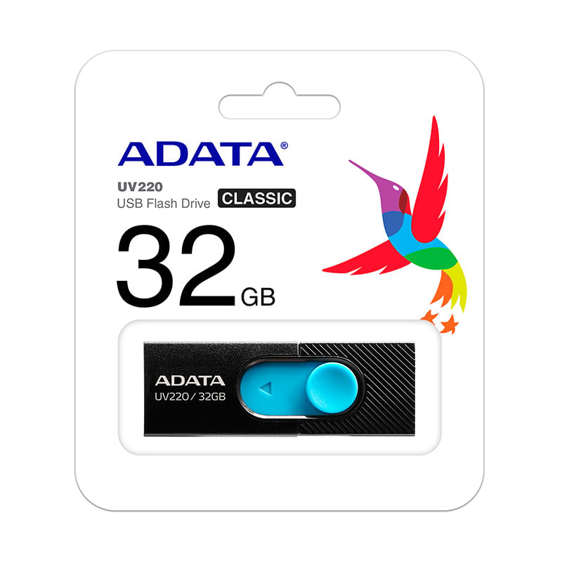 MEMORIA USB 32 GB ADATA V320 NEGRO-AZUL – Tienda CompuCenter Guate Mixco