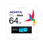 MEMORIA USB 64GB 20 ADATA UV220, NEGRO/AZUL