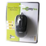 MOUSE ALAMBRICO OPTICO USB NEGRO