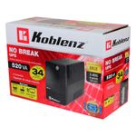 NO BREAK KOBLENZ 5216-R, 520VA/240W, 6 CONTACTOS