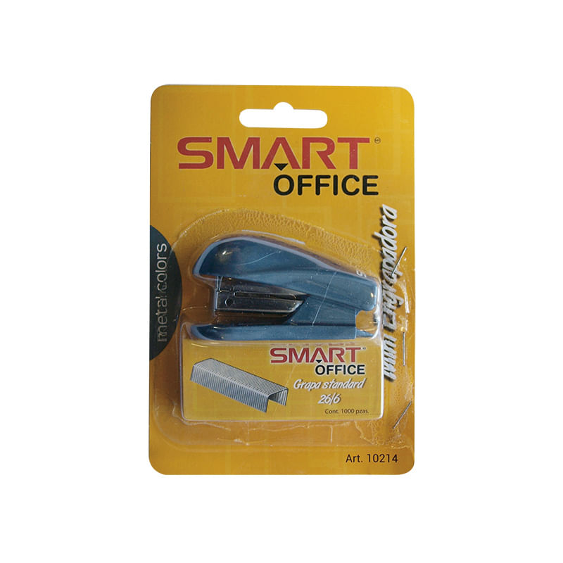 ENGRAPADORA PLASTICA MINI COLORS C/1000 GRAPAS BLT