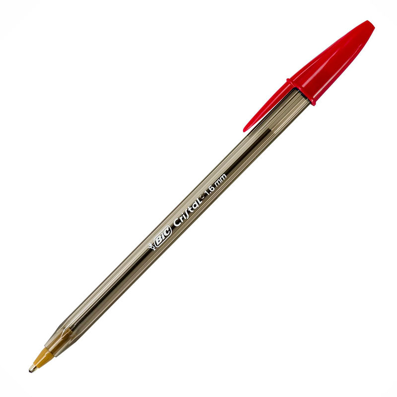 BOLIGRAFO GRUESO STICK ROJO CRISTAL INTENSO BIC