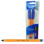BOLIGRAFO PF AZUL PIN POINT BLT C/2 BARRIL AMARILLO