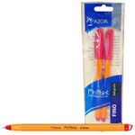 BOLIGRAFO PF ROJO PIN POINT BLT C/2 BARRIL AMARILLO