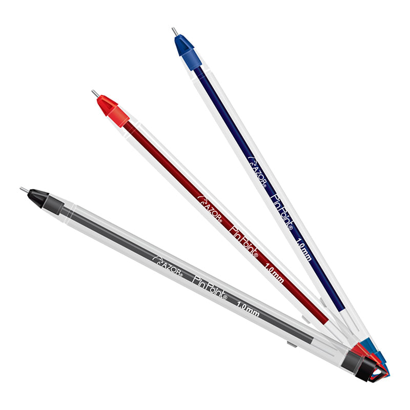 BOLIGRAFO PM PIN POINT C/12 COLS SURTIDOS BARRIL TRANSP