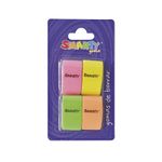 GOMA BORRAR COLORS MINI CON 4 BLT