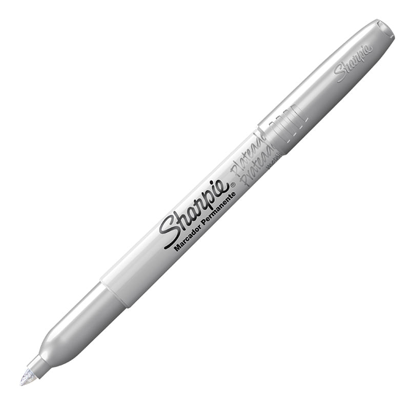 MARCADOR PERMANENTE FINO PLATA SHARPIE